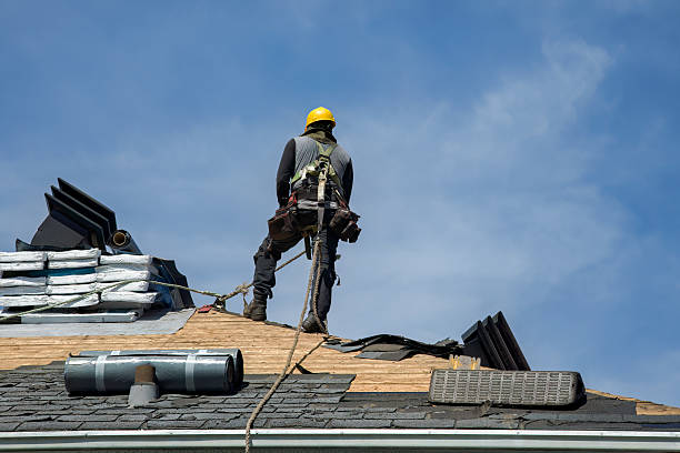 Professional Gutter Installation technician working in Avery Island, LA